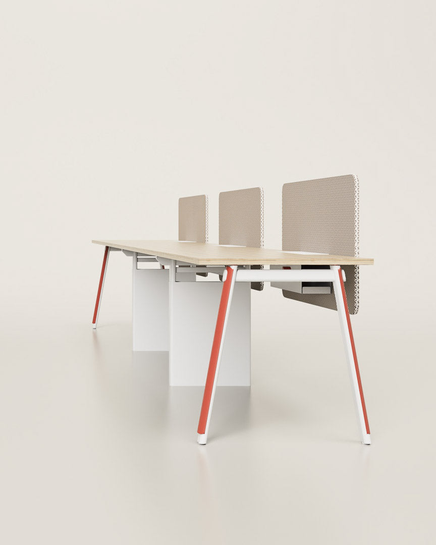 Arc Workstation by UFOU - Fixed Height Workstation with customisable colours