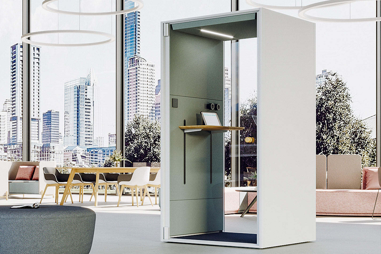 PitStop Phone Booth by UFOU - From HOW Group Commercial Furniture Experts