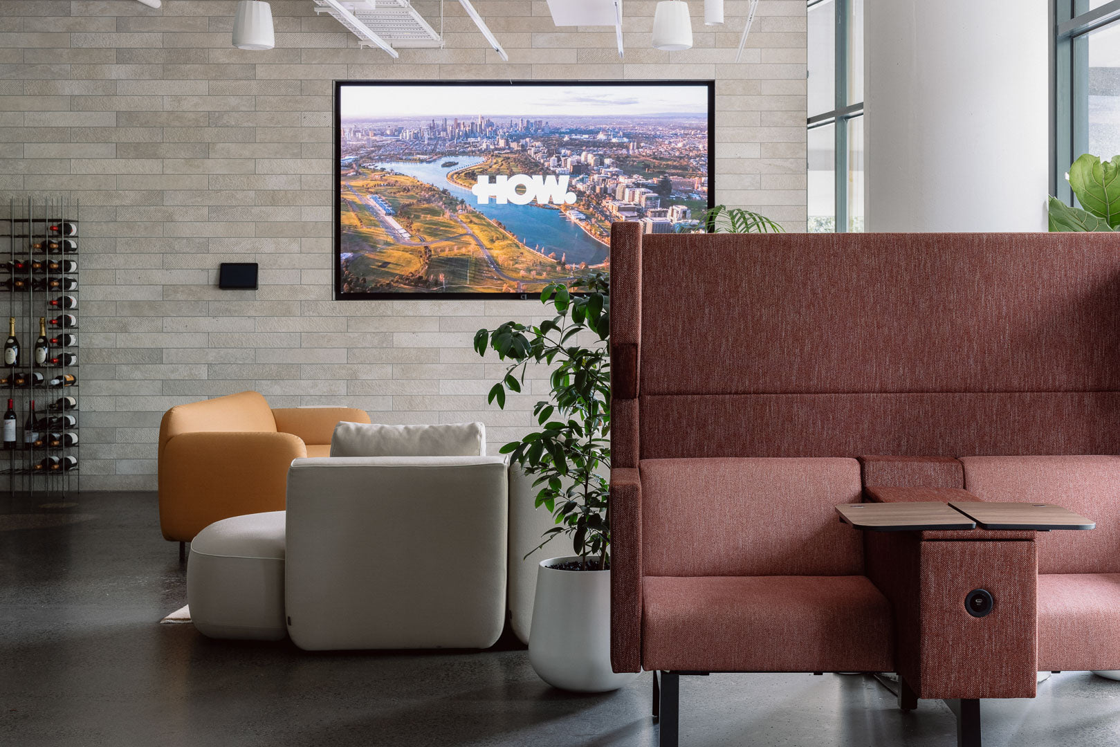 HOW Group Melburnian Showroom with Human-Centric and Flexible Furniture