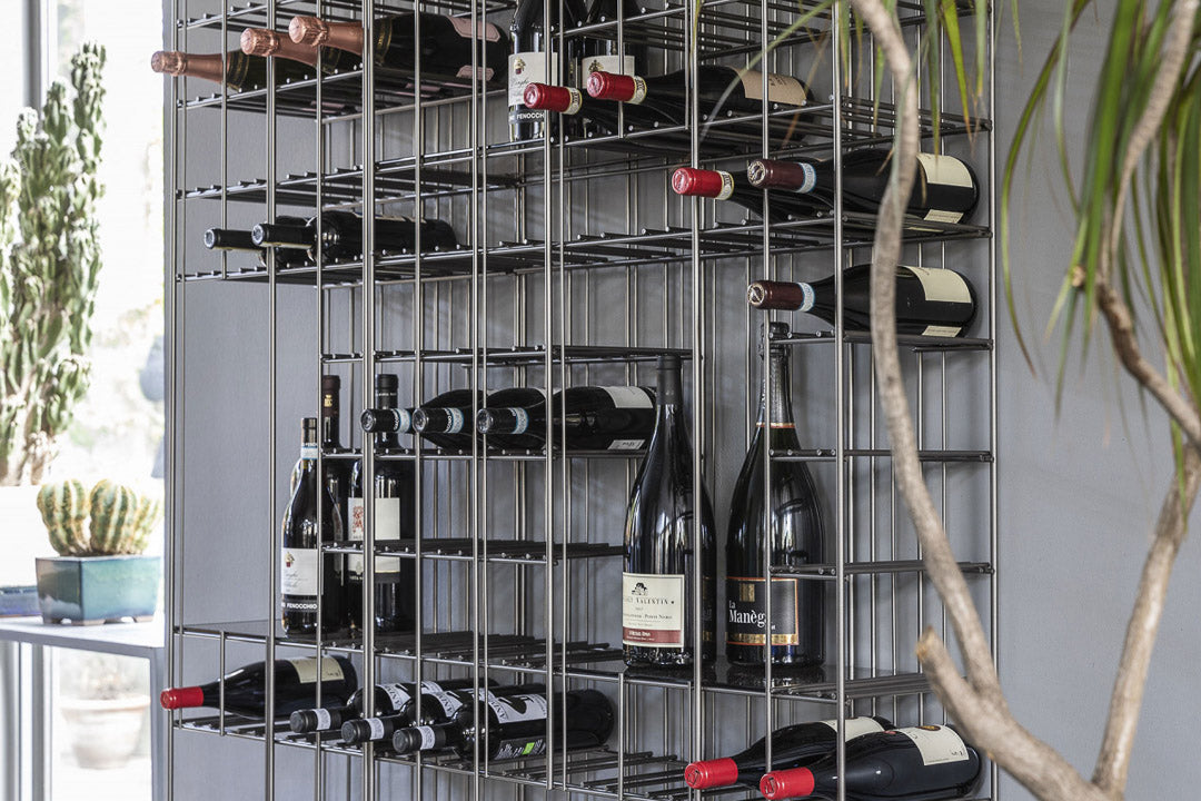Metrica Steel Wine Rack by Mogg - HOW Group Storage Solutions