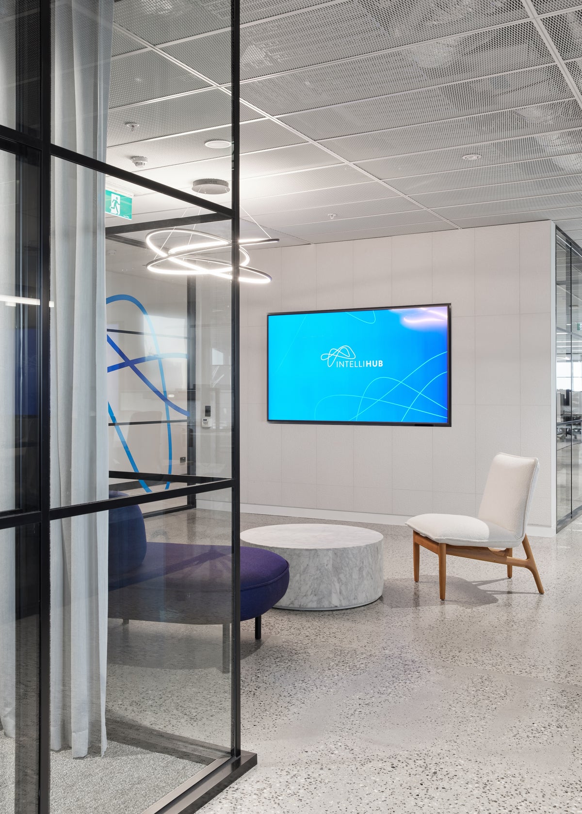 Intellihub Office Fit Out by HOW Group at Freshwater Place Southbank